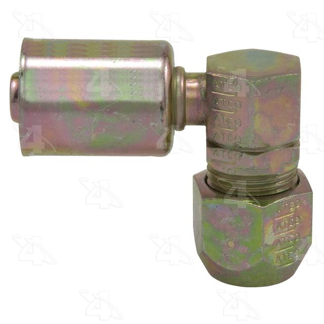 90 Degree Compression, Steel, Standard Diameter Beadlock, A/C Fitting