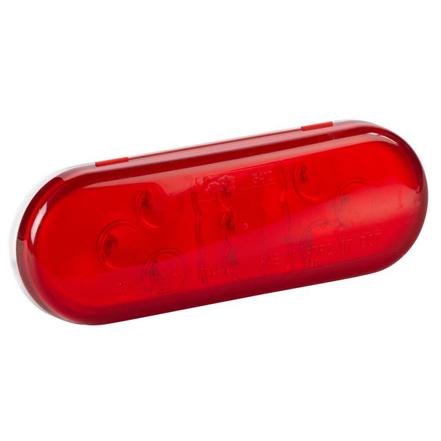 SuperNova® 9-Diode Oval LED Stop Tail Turn Lights, Male Pin, Red