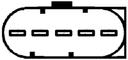HELLA Mass Air Flow Sensor 009149031