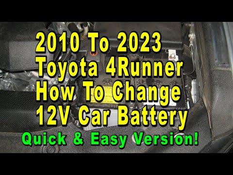 2010 To 2024 Toyota 4Runner How To Change 12V Car Battery - Quick &amp; Easy Version
