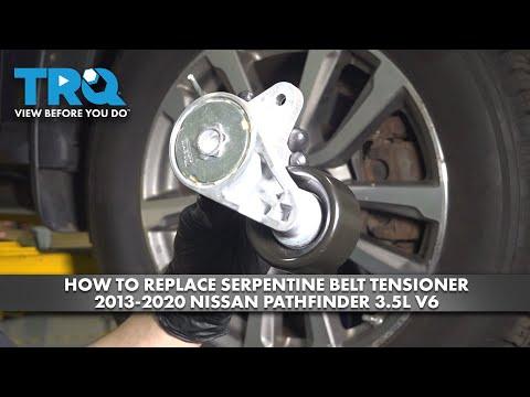 2018 Nissan Pathfinder 3.5L Serpentine Belt Replacement Guide (No Timing Belt)