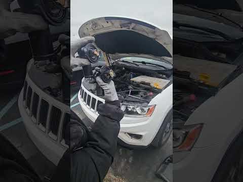 How to replace a thermostat housing on a 2014 jeep grand cherokee