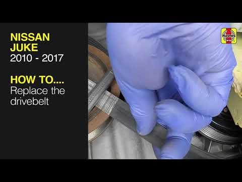 Nissan Juke (2010 - 2017) - Replace the drive belt