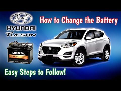 Hyundai Tucson - How To Replace the Car Battery 2016, 2017, 2018, 2019, 2020 and 2021