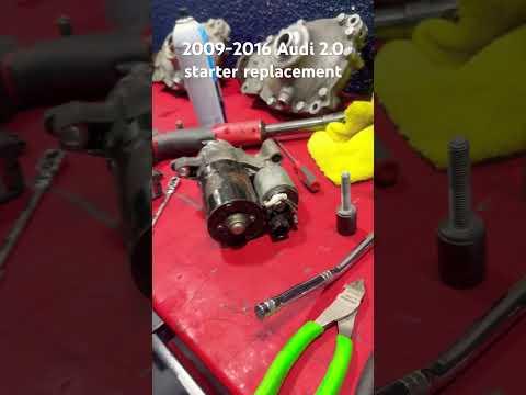 2009-2016 Audi 2.0 starter replacement #automobile #mechanic #starter #audi #starter