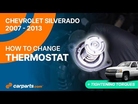 How to replace the Thermostat 2007 - 2013 4.8 Chevrolet Silverado ♨️