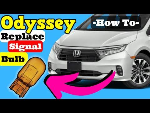 Honda Odyssey Turn Signal Bulb Replacement 2018 2019 2020 2021 2022 2023 How to Replace Change Light