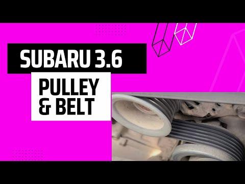 2015-2019 3.6 Subaru Outback Pulley and Accessory Belt Change