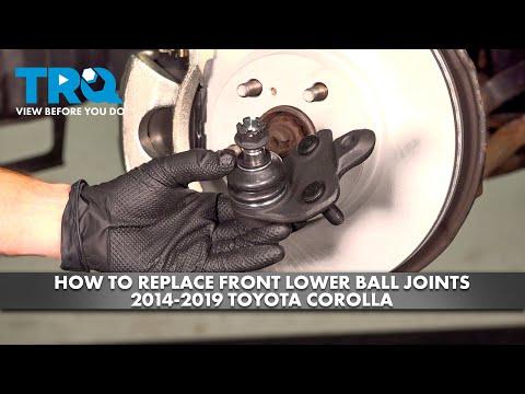 How to Replace Front Lower Ball Joints on a 2016 Toyota Corolla