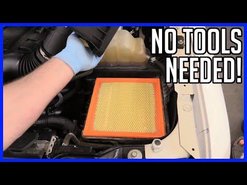 How to Replace Air Filter Ford F-150 2011-2014 3.5L EcoBoost - NO TOOLS NEEDED!