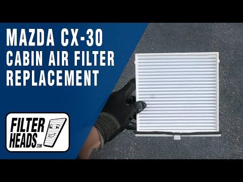 How to Replace the Cabin Air Filter on a 2020 Mazda CX-30 (Glove Box Method)