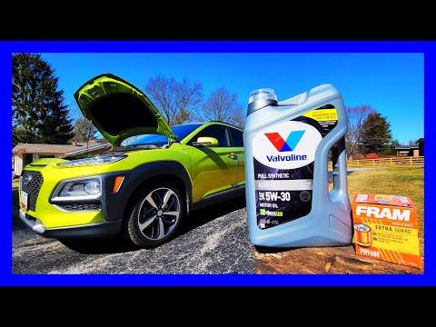 How To Change Oil in a 2017-2021 Hyundai Kona 1.6L Turbo