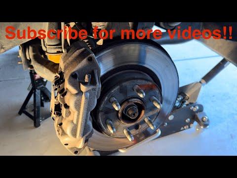 How to Replace Front Brake Pads and Rotors on a 2018 Chevy Colorado