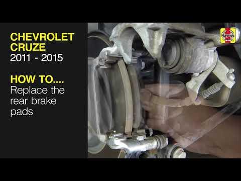 How to Replace Rear Brake Pads on a 2011-2015 Chevrolet Cruze (Twist-In Caliper Piston)