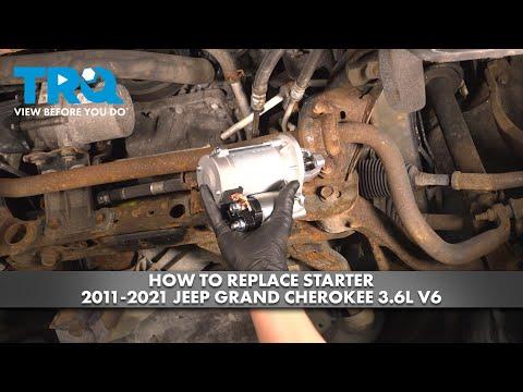 How to Replace Starter 2011-2021 Jeep Grand Cherokee 3.6L V6