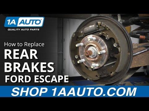 How to Replace Rear Brakes 08-12 Ford Escape