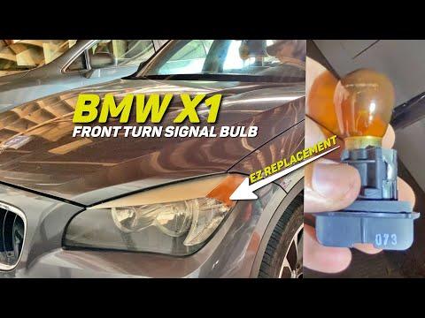 BMW 2014 X1 How to replace front turn signal bulb