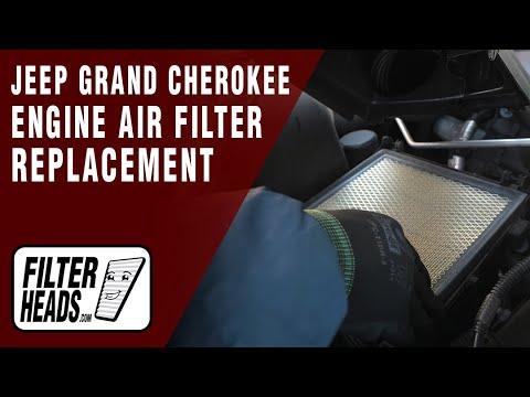 How to Replace Engine Air Filter 2019 Jeep Grand Cherokee 5.7L V8 | AF5190, TA36116