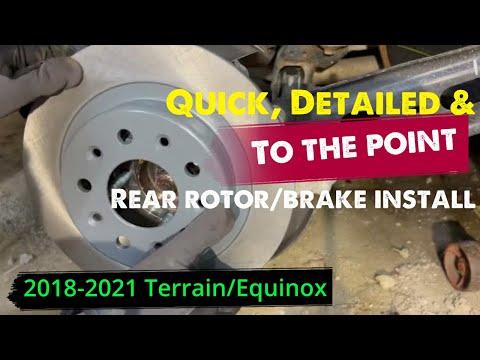 2018-2021 GMC Terrain/Equinox *Electric Park Brake Manual Service Mode* Rotor &amp; Brake Install DIY