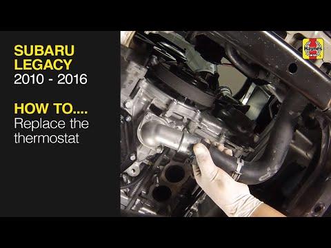 How to Replace the Thermostat on a 2015-2019 Subaru Legacy (FB25) (Engine: Flat 4 2.5L)