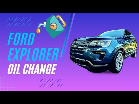 2019 Explorer 3.5L Duratech Oil Change Tutorial (Same Engine in 2011-2019 Model Years)