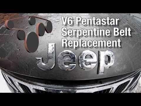 2011-2013 Jeep V6 Serpentine Belt Replacement