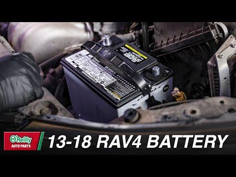 How to Replace the 12V Battery on a 1996-2018 Toyota RAV4 (Engine: Inline 4 2.5L)