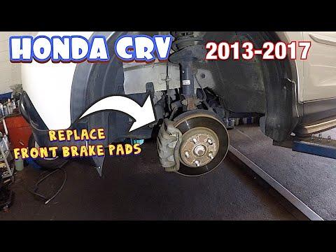 How to replace front brake pads on Honda CRV 2013 to 2017