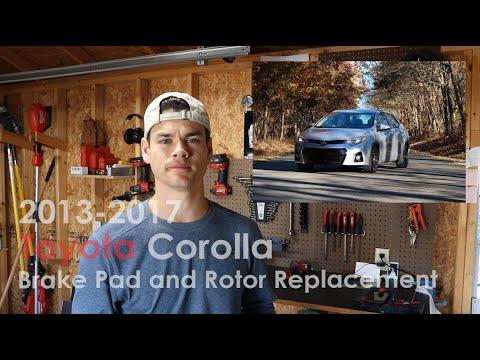 2016 Corolla Brake Pad &amp; Rotor Replacement