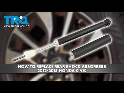How to Replace Front Struts and Rear Shock Absorbers on a 2012 Honda Civic