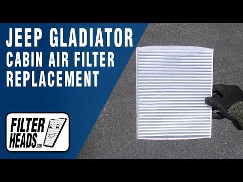How to Replace Cabin Air Filter 2021 Jeep Gladiator | AQ1286