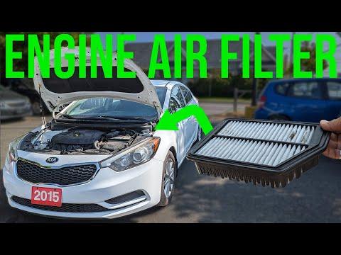 How to Replace Engine Air Filter - Kia Forte (2014-2018)