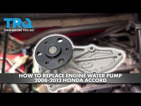 How to Replace Engine Water Pump 2008-2012 Honda Accord