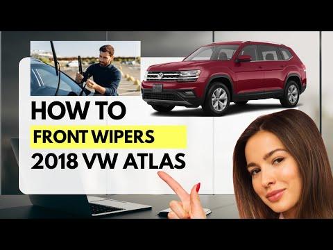 How to Replace Front Windshield Wiper Blades on a 2018 Volkswagen Atlas