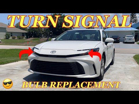 TOYOTA CAMRY Front TURN SIGNAL BULB Replacement - Easy!