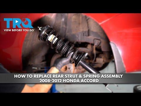 How to Replace Rear Strut &amp; Spring Assembly 2008-2012 Honda Accord