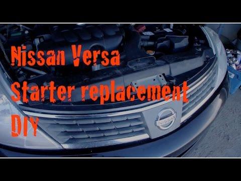How to Replace the Starter Motor on a 2012-2019 Nissan Versa
