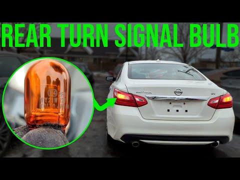 How to Replace Rear Turn Signal Bulbs on a 2013-2016 Nissan Altima (7440A Amber)