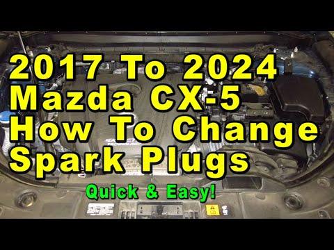 How to Replace Spark Plugs on a 2013-2024 Mazda CX-5 (Engine: Inline 4 2.5L)