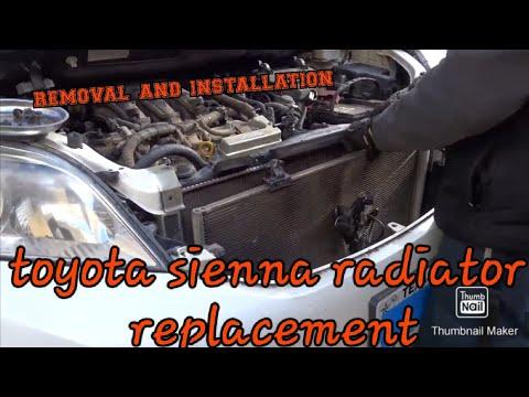 2011- 2016 Toyota sienna radiator Replacement