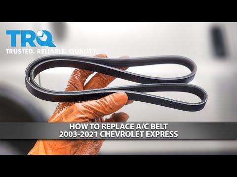 How to Replace the A/C Compressor on a 2016 Chevrolet Express 3500 (R-134a)