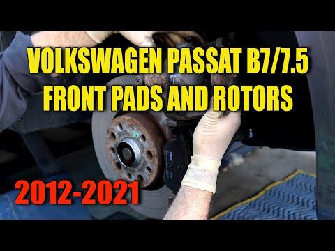 2012-2020 VW Passat B7 / B7.5 Front Brake Pads / Rotor Replacement DIY (SAVE $$$)