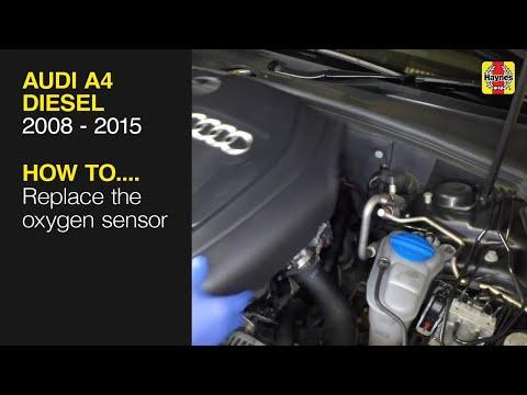 How to replace the oxygen sensor on the Audi A4 2011 to 2016