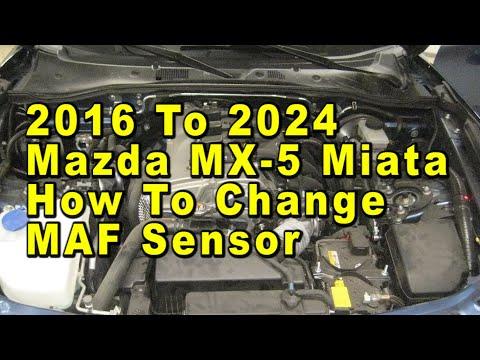 2016 To 2024 Mazda MX-5 Miata How To Change MAF Sensor With Part Numbers Mass Air Flow