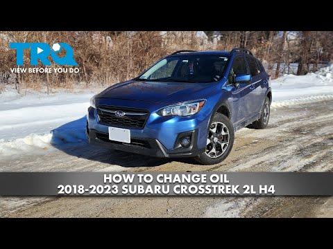 How to Change Oil 2018-2023 Subaru Crosstrek 2L H4