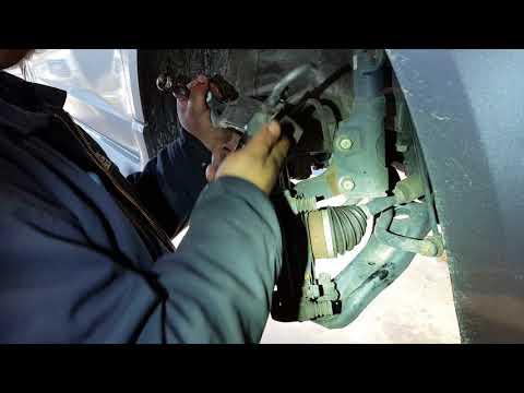 Honda Fit front brake pads replacement