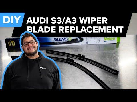 How to Replace Front Windshield Wiper Blades on a 2016 Audi A3 (Service Position)