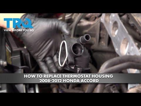 How to Replace Thermostat Housing 2008-2012 Honda Accord