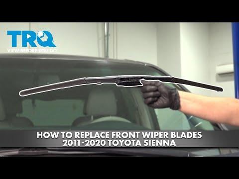 How to Replace Front Wiper Blades 2011-2020 Toyota Sienna