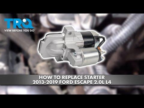 How to Replace the Starter Motor on a 2019 Ford Escape 2.0L EcoBoost